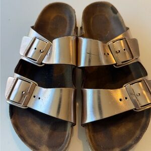 Birkenstock Womens Bronze Sandals